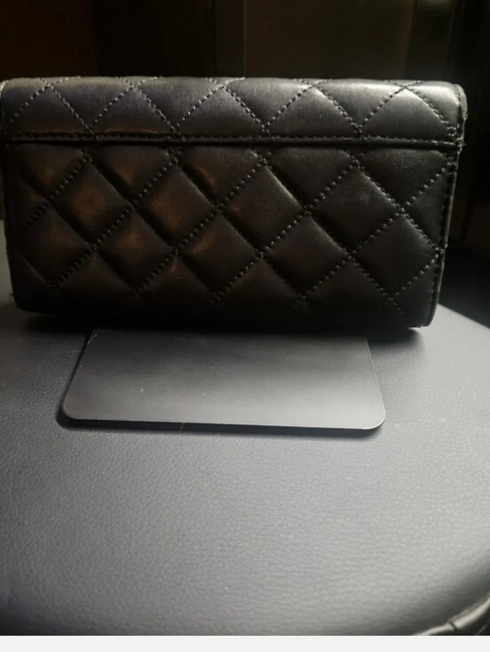 Michael Kors Astrid Quilted Leather Carryall Clutch Wallet